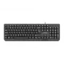 Juhtmega USB-klaviatuur NATEC NKL-1151 — Must, CZ-SK (slovaki) paigutus, 104 klahvi, USB-juhtmega, 1,8 m kaabel