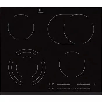 Electrolux EHF6547FXK pliit Must sisseehitatud 4 tsooni