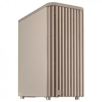PC korpus ASUS ProArt PA401 Wood Edition Beež — mid-tower, metallist esipaneel