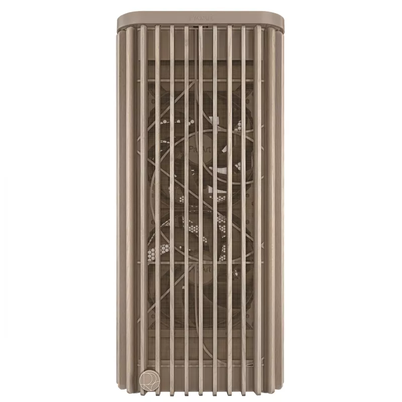 PC korpus ASUS ProArt PA401 Wood Edition Beež — mid-tower, metallist esipaneel