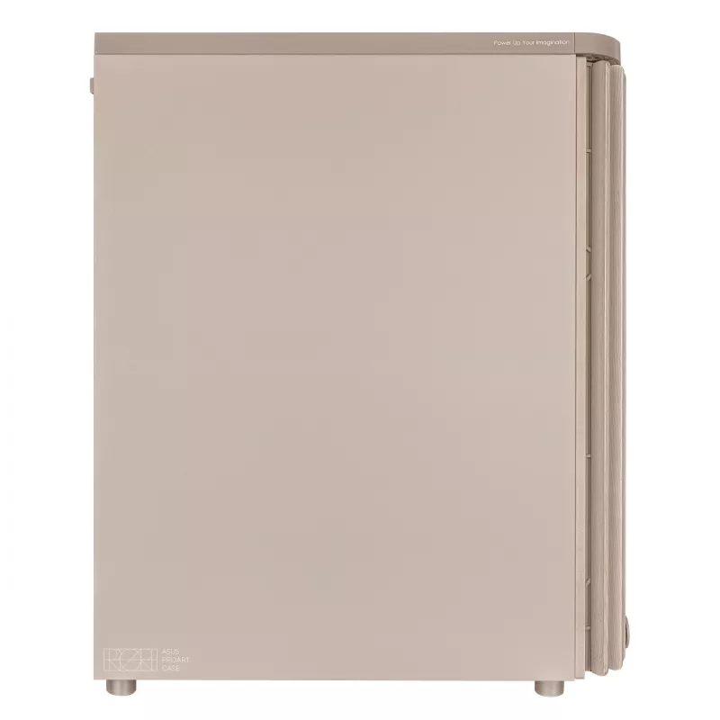 PC korpus ASUS ProArt PA401 Wood Edition Beež — mid-tower, metallist esipaneel