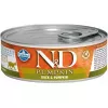 Märg kassitoit Farmina N&D Pumpkin Duck 70 g kotike, täiskasvanud vanemad kassid, 75% niiskus, 13% valk