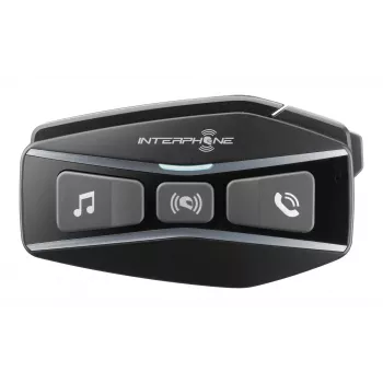 Interphone U-COM 16, 1600 m, A2DP, AVRCP, Must, Veekindel, IP67, 8 h