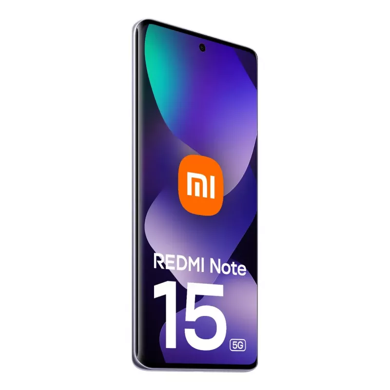 Nutitelefon Xiaomi Redmi Note 15 5G — Snapdragon 6 Gen 3, 8 GB muutmälu, 256 GB, 6,67-tolline FHD+, 108 MP, 5520 mAh, lilla