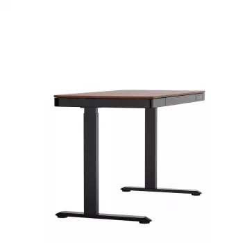 Laud ActiveJet ET119W-C elektriline kõrguse reguleerimisega laud 140x70 cm must/pähkel USB-A ja USB-C portidega