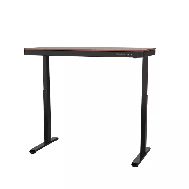 Laud ActiveJet ET119W-C elektriline kõrguse reguleerimisega laud 140x70 cm must/pähkel USB-A ja USB-C portidega
