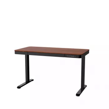 Laud ActiveJet ET119W-C elektriline kõrguse reguleerimisega laud 140x70 cm must/pähkel USB-A ja USB-C portidega
