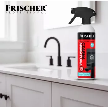 Puhastusvahend FRISCHER Frischer mustade liitmike puhastusvahend 0,5 L päästikuga pudel mustade liitmike jaoks