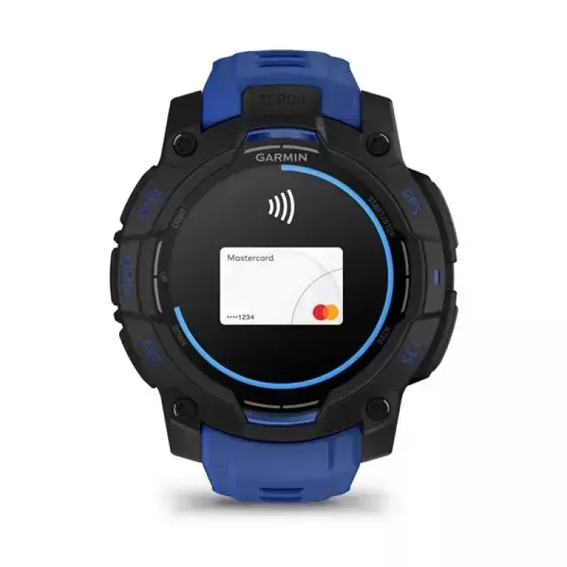 Nutikell GARMIN Instinct 3 AMOLED 1,2-tolline GPS, 45 mm korpus, 390x390 ekraan, 10 ATM, liitiumioonaku