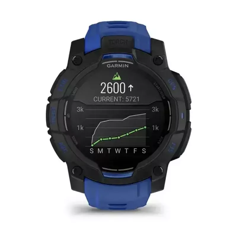 Nutikell GARMIN Instinct 3 AMOLED 1,2-tolline GPS, 45 mm korpus, 390x390 ekraan, 10 ATM, liitiumioonaku