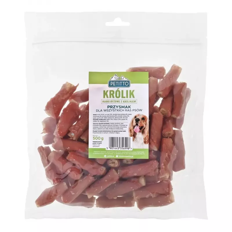 Koerte maius PALAD PETITTO riisitorud küülikutäidisega 500 g