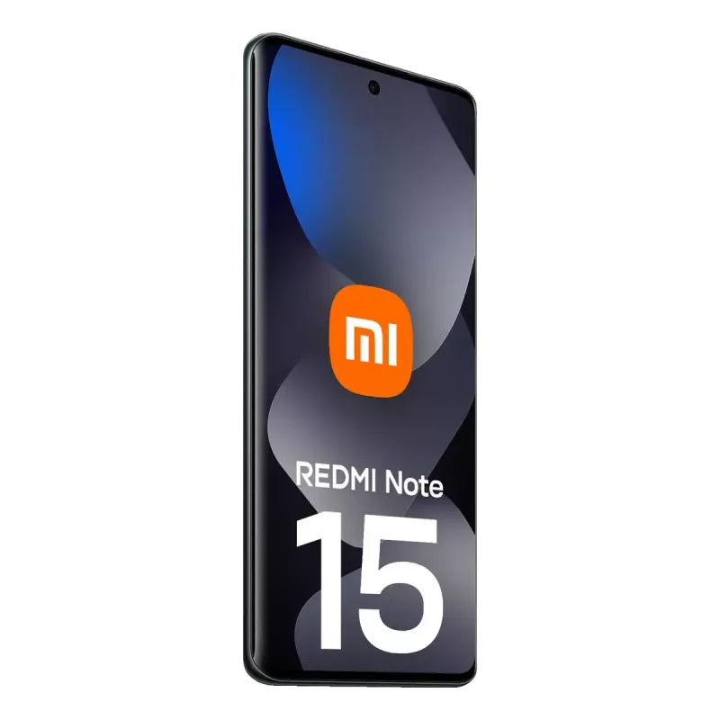 Nutitelefon Xiaomi Redmi Note 15 — 6.77 tolli AMOLED, 8 GB RAM, 128 GB, 6000 mAh, 108 MP, Must