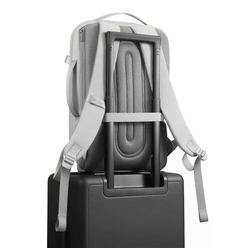 Seljakott XDDESIGN Air P706.3219 — Hall, 15 L, sülearvutisahtel kuni 15,6 tolli, lukustatav põhiliugur