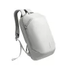 Seljakott XDDESIGN Air P706.3219 — Hall, 15 L, sülearvutisahtel kuni 15,6 tolli, lukustatav põhiliugur