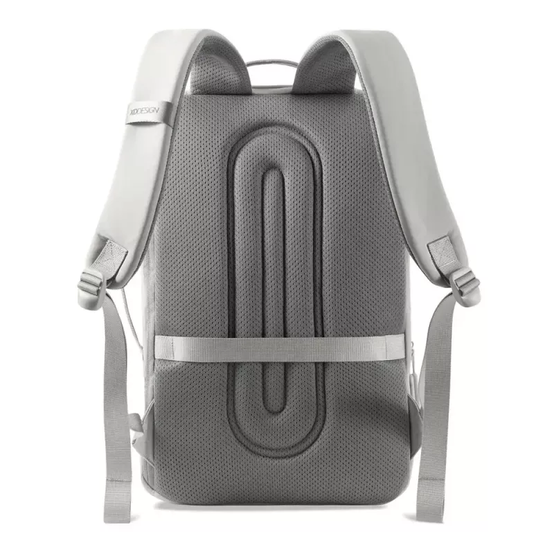 Seljakott XDDESIGN Air P706.3219 — Hall, 15 L, sülearvutisahtel kuni 15,6 tolli, lukustatav põhiliugur