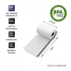 Termorull QOLTEC 51899 — 57 mm x 16 m, 55 g/m², BPA-vaba