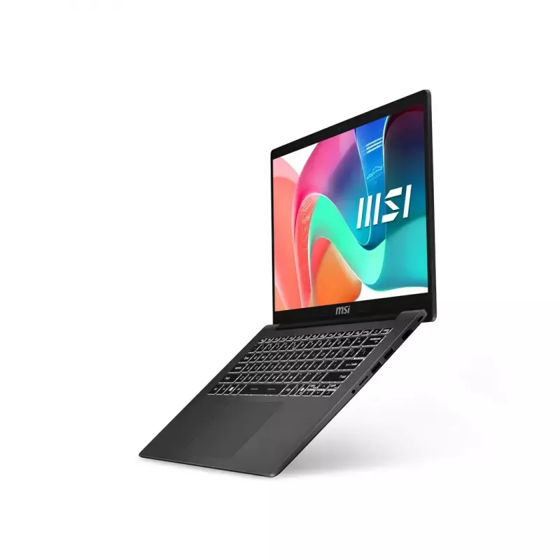Sülearvuti MSI Modern 14 F13MG-265PL — 14,0-tolline FHD IPS 60Hz, Intel Core i5-1334U, 16 GB DDR4, 512 GB PCIe NVMe, Intel Iris Xe, Win11 Pro, Platinum Gray