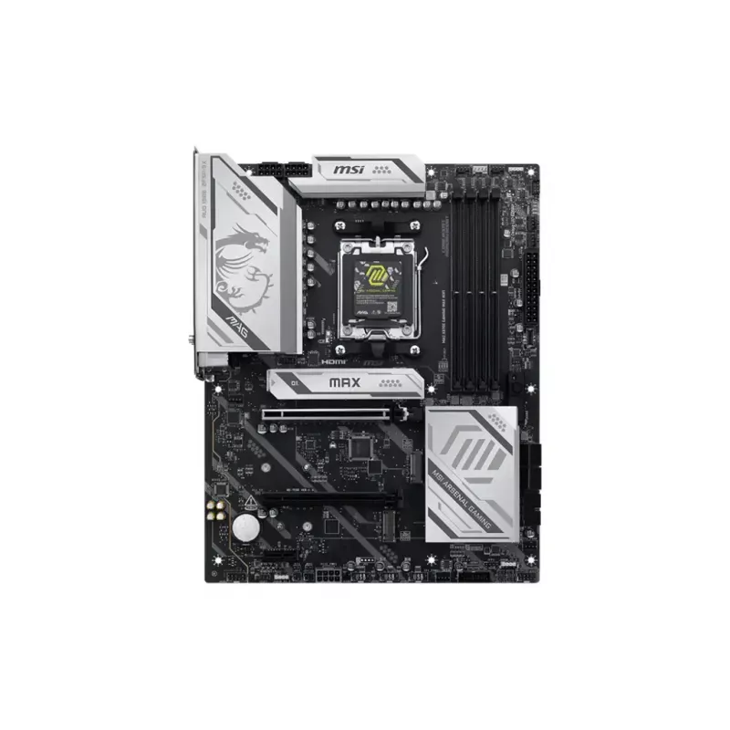 Emaplaat MSI MAG X870E GAMING MAX WIFI — AMD X870E, Socket AM5, DDR5, 4 DIMM, ATX, Wi‑Fi 7, 5Gb LAN