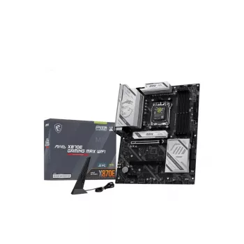 Emaplaat MSI MAG X870E GAMING MAX WIFI — AMD X870E, Socket AM5, DDR5, 4 DIMM, ATX, Wi‑Fi 7, 5Gb LAN