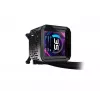 Vedelikjahutusekomplekt ASRock Phantom Gaming 360 LCD — 120 mm ventilaatorid, LGA1700/AM5/AM4, must