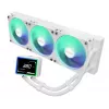 ASROCK Challenger 360 Digital ARGB Valge — 360mm protsessori vedelikjahuti, digitaalne ARGB-valgustus, valge viimistlus