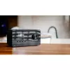 Internetiraadio Krüger&Matz KM0816.1 — must, Bluetooth 5.2, FM, 2×7 W, 430 eelseadet, kaugjuhtimispult, 3,5 mm kõrvaklapid