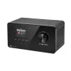 Internetiraadio Krüger&Matz KM0816.1 — must, Bluetooth 5.2, FM, 2×7 W, 430 eelseadet, kaugjuhtimispult, 3,5 mm kõrvaklapid
