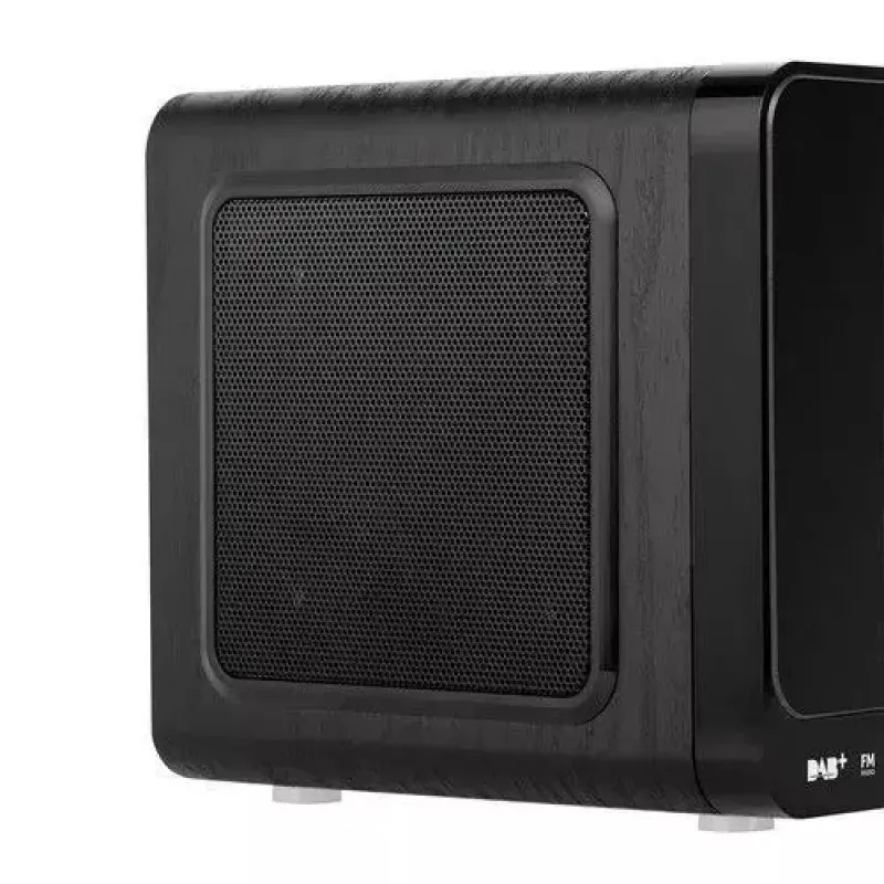Internetiraadio Krüger&Matz KM0816.1 — must, Bluetooth 5.2, FM, 2×7 W, 430 eelseadet, kaugjuhtimispult, 3,5 mm kõrvaklapid