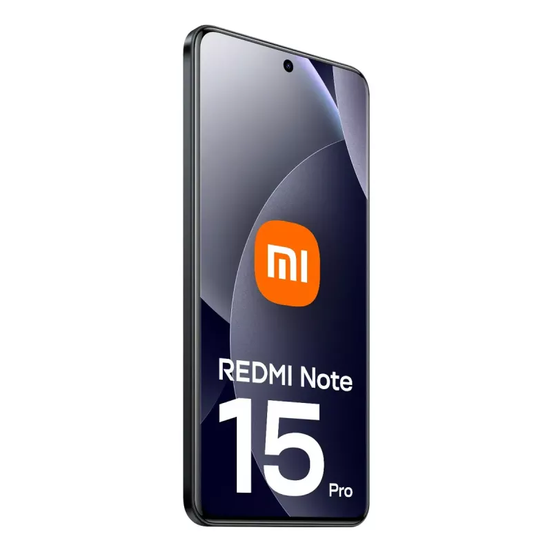 Nutitelefon Xiaomi Redmi Note 15 Pro 6,77-tolline 8 GB muutmälu 256 GB 200 MP kolmikkaamera 6500 mAh Must