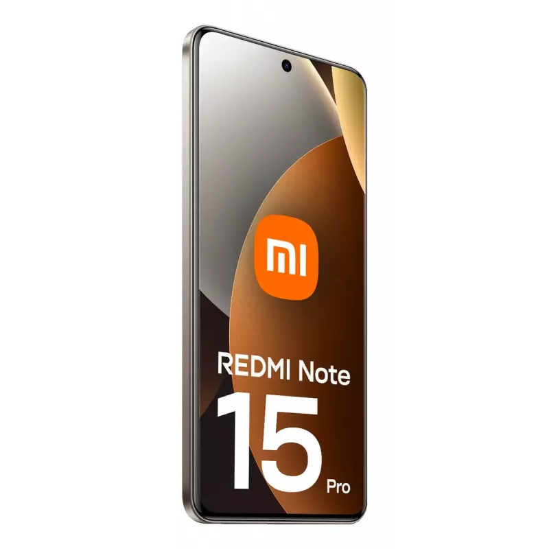 Nutitelefon Xiaomi Redmi Note 15 Pro — 6,77 tolli (17,2 cm), 8 GB muutmälu, 256 GB, 200 MP tagakaamera, 6500 mAh, titaan