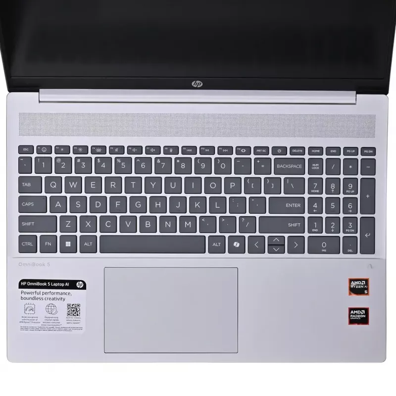 Sülearvuti HP OmniBook 5 16-AG1065ST Ryzen AI 5 340 16 tolli WUXGA 16 GB 512 GB SSD Bluetooth Windows 11 Meteor Silver
