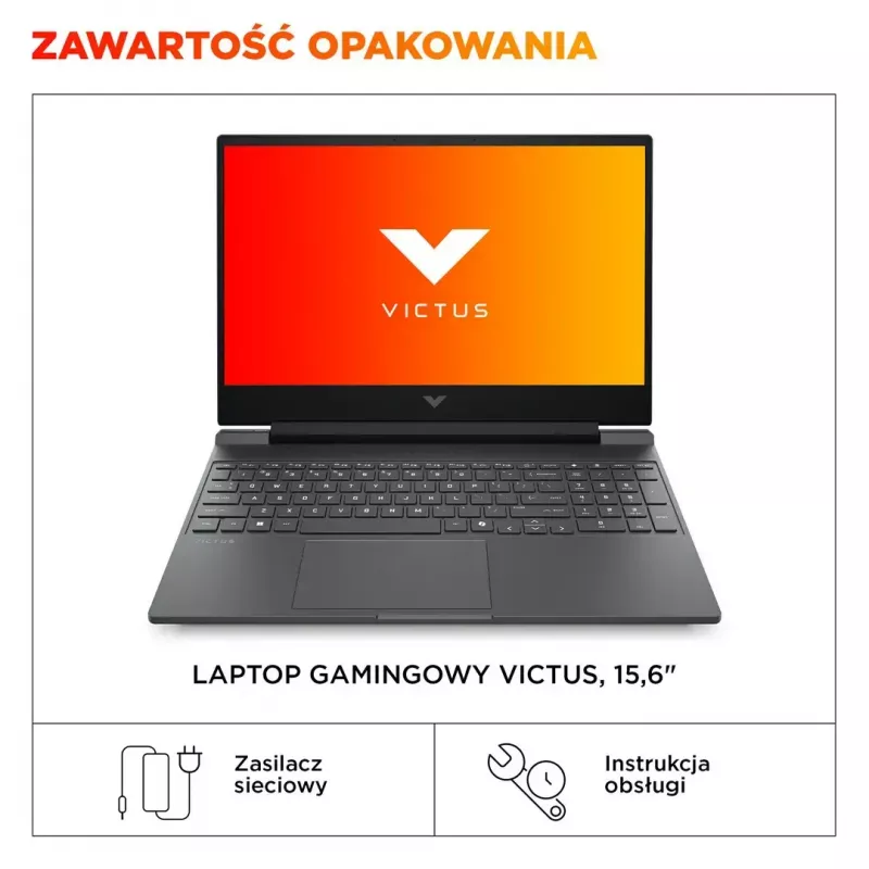 HP Victus 15-fb3231nw sülearvuti, 15,6 tolli, Ryzen 7 7445HS, 16 GB, 512 GB, RTX 4050, Win11 Home
