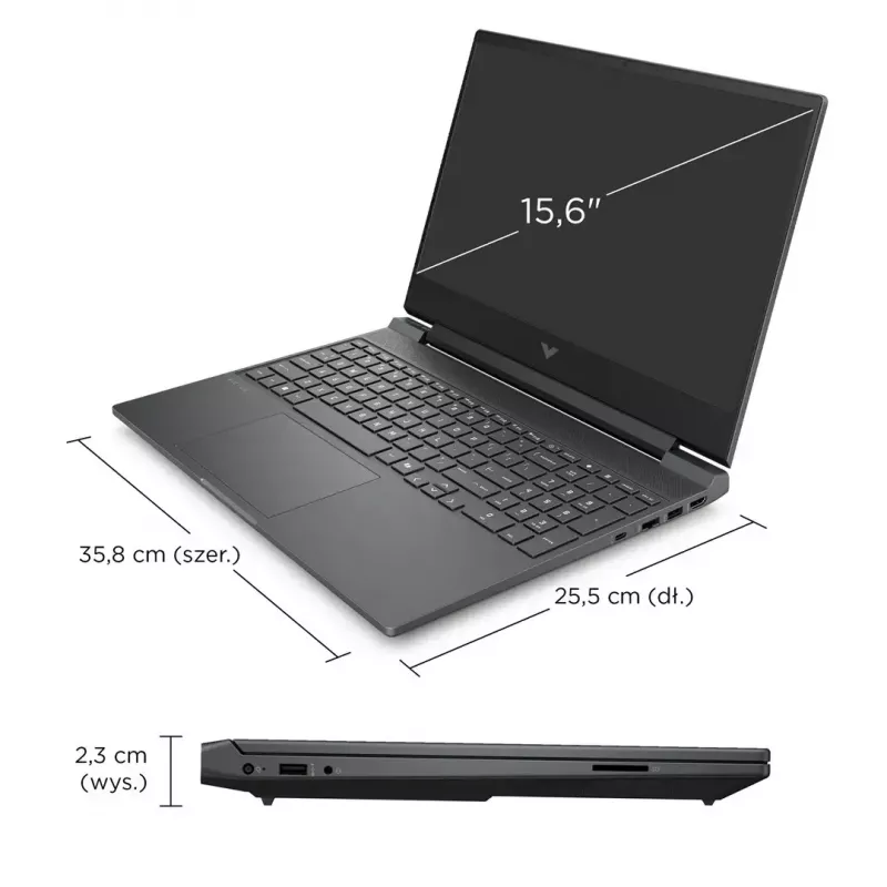 HP Victus 15-fb3231nw sülearvuti, 15,6 tolli, Ryzen 7 7445HS, 16 GB, 512 GB, RTX 4050, Win11 Home