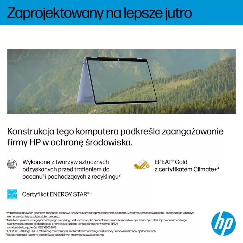 Sülearvuti HP OmniBook 5 Flip 14-fp0004nw 14 tolli Core 5 120U 16GB 512GB Win11Home Taevasinine