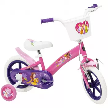 Lasteratas HUFFY Disney PRINCESS 12 tolli — 12-tollised rattad, ühekäiguline, abirattad kaasas