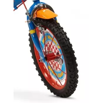 Lasteratas Toimsa 14-tolline Hot Wheels mudel 1468, 14-tollised rattad, terasraam, abiratastega ühilduv