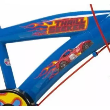 Lasteratas Toimsa 14-tolline Hot Wheels mudel 1468, 14-tollised rattad, terasraam, abiratastega ühilduv