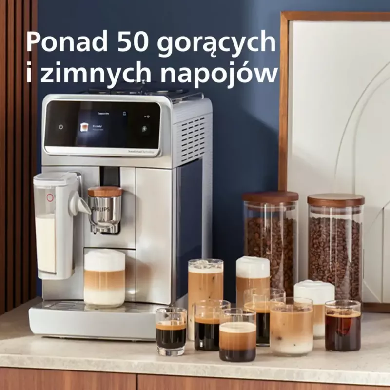 Kohvimasin Philips Series 8000 Café Aromis EP8757/20, hõbedane, 1500 W