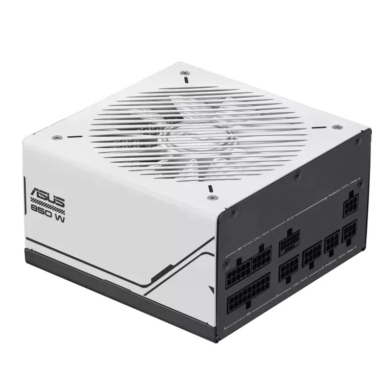 ASUS Prime 850W Gold ( AP-850G ) toiteplokk 20+4 pin ATX ATX Must, Valge