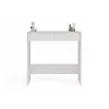 Laud top e shop MARINA 2S, valge, puitlaastplaat, 810×500×800 mm, 2 sahtlit, lamineeritud pealispind