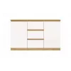 Kummut top e shop ARTISAN 2-ukseline 3-sahtliga, 1200×400×750 mm, valge, puitlaastplaat