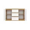 Kummut top e shop ARTISAN 2-ukseline 3-sahtliga, 1200×400×750 mm, valge, puitlaastplaat