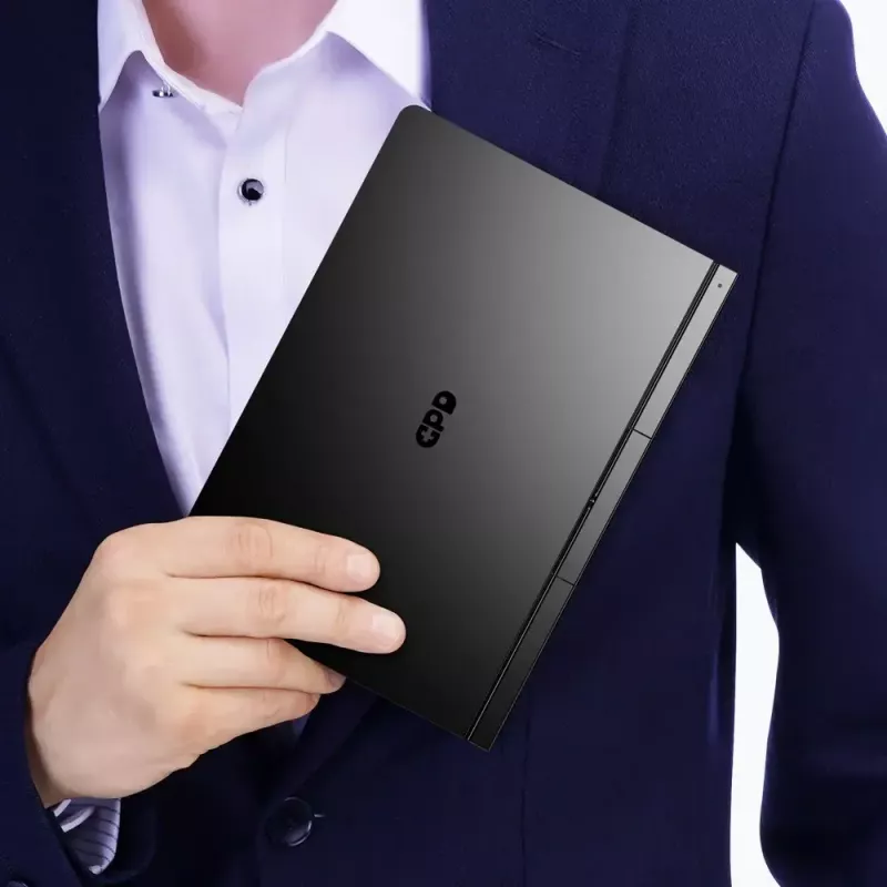 GPD Pocket 4 sülearvuti — AMD Ryzen 7 8840U, 8 tolli WQXGA 2560×1600 144 Hz puutefunktsiooniga, 16 GB DDR5, 1 TB NVMe, Radeon 780M, Windows 11, LAN, sõrmejäljelugeja, grafiit