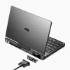 GPD Pocket 4 sülearvuti — AMD Ryzen 7 8840U, 8 tolli WQXGA 2560×1600 144 Hz puutefunktsiooniga, 16 GB DDR5, 1 TB NVMe, Radeon 780M, Windows 11, LAN, sõrmejäljelugeja, grafiit