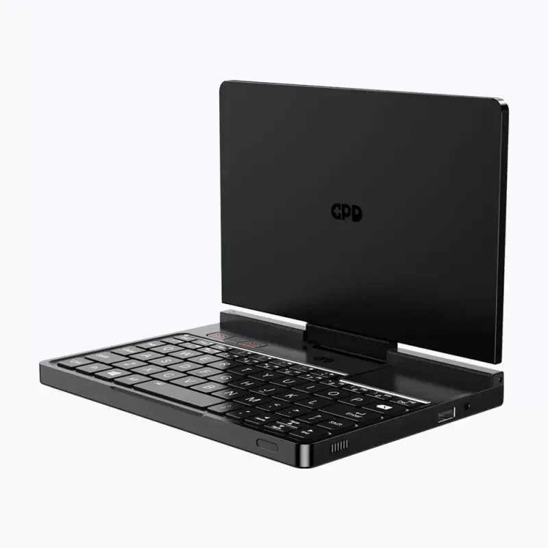 GPD Pocket 4 sülearvuti — AMD Ryzen 7 8840U, 8 tolli WQXGA 2560×1600 144 Hz puutefunktsiooniga, 16 GB DDR5, 1 TB NVMe, Radeon 780M, Windows 11, LAN, sõrmejäljelugeja, grafiit