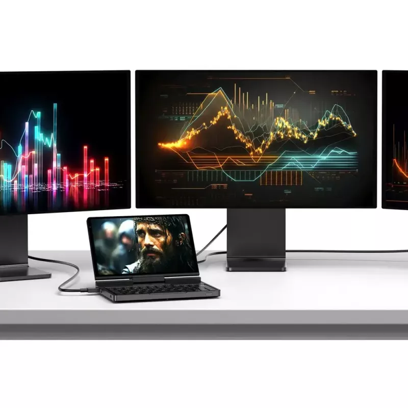 GPD Pocket 4 sülearvuti — AMD Ryzen 7 8840U, 8 tolli WQXGA 2560×1600 144 Hz puutefunktsiooniga, 16 GB DDR5, 1 TB NVMe, Radeon 780M, Windows 11, LAN, sõrmejäljelugeja, grafiit