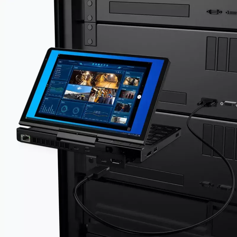 GPD Pocket 4 sülearvuti — AMD Ryzen 7 8840U, 8 tolli WQXGA 2560×1600 144 Hz puutefunktsiooniga, 16 GB DDR5, 1 TB NVMe, Radeon 780M, Windows 11, LAN, sõrmejäljelugeja, grafiit