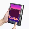 GPD Pocket 4 sülearvuti — AMD Ryzen 7 8840U, 8 tolli WQXGA 2560×1600 144 Hz puutefunktsiooniga, 16 GB DDR5, 1 TB NVMe, Radeon 780M, Windows 11, LAN, sõrmejäljelugeja, grafiit