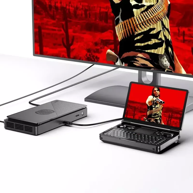 Sülearvuti GPD WinMini HX370 — 7-tolline FHD 120 Hz puutetundlik, AMD Ryzen AI 9 HX370, 32 GB DDR5, 2 TB NVMe, Radeon 890M, Win 11, must
