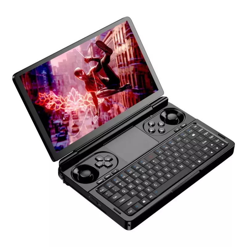 Sülearvuti GPD WinMini HX370 — 7-tolline FHD 120 Hz puutetundlik, AMD Ryzen AI 9 HX370, 32 GB DDR5, 2 TB NVMe, Radeon 890M, Win 11, must